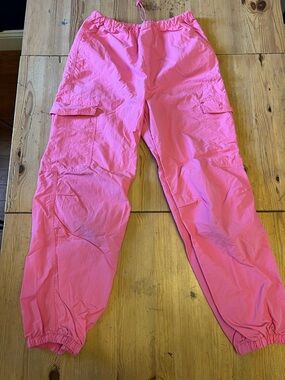 Epic Threads Bright Pink Cargo Jogger Pants
